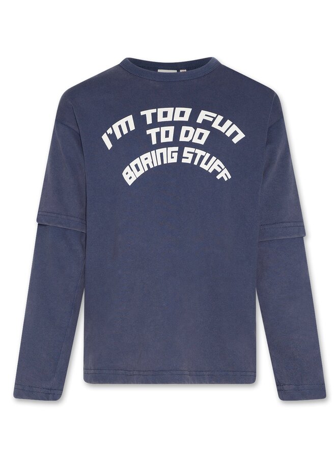 AO76 | paddy t-shirt fun  | indigo