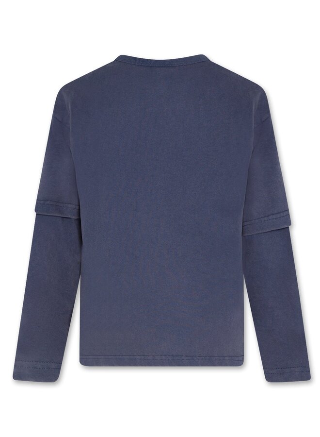 AO76 | paddy t-shirt fun  | indigo