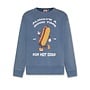 AO76 | oscar sweater hot dog  | denim blue