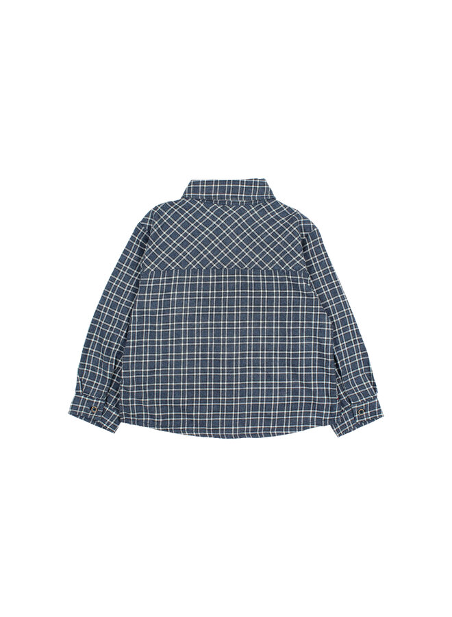 Buho | tartan shirt | navy