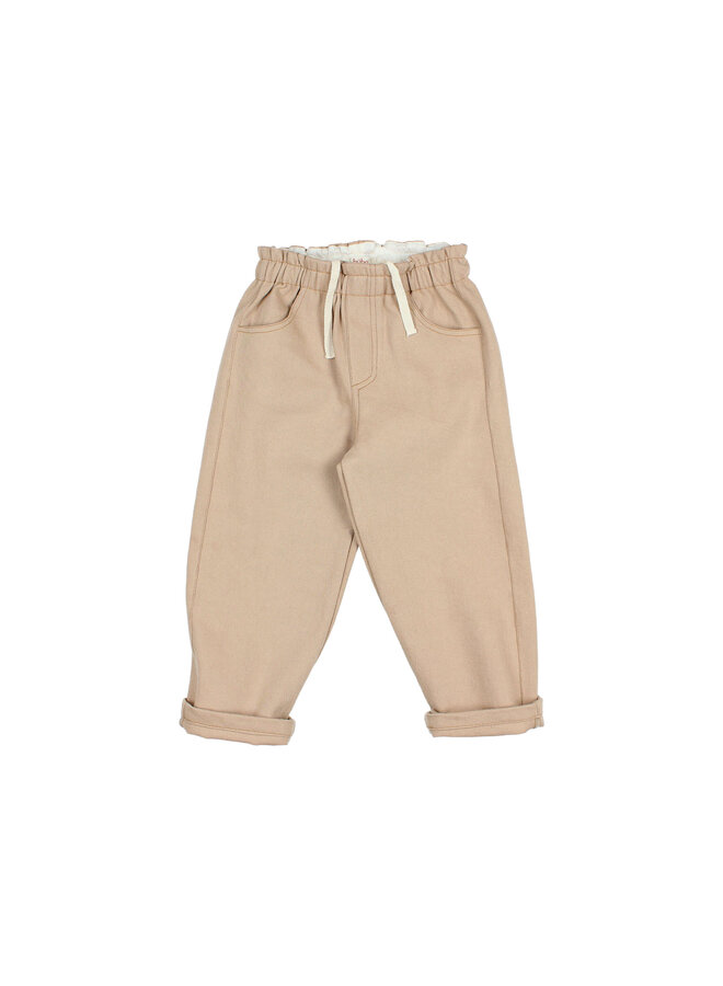 Buho | twill pants | biscuit
