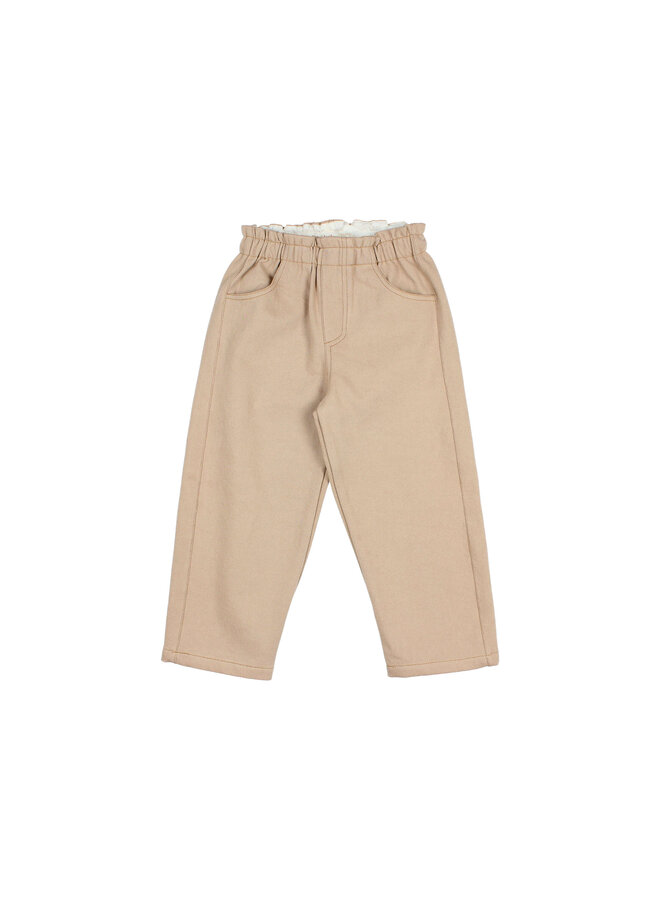Buho | twill pants | biscuit