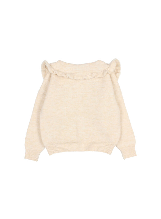 Buho | girly cardigan | ecru