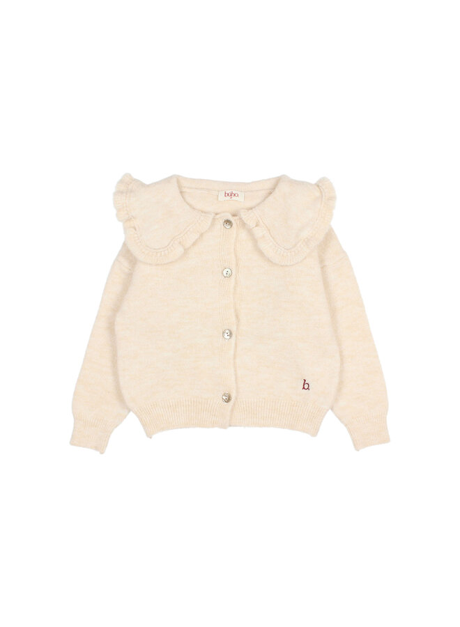 Buho | girly cardigan | ecru
