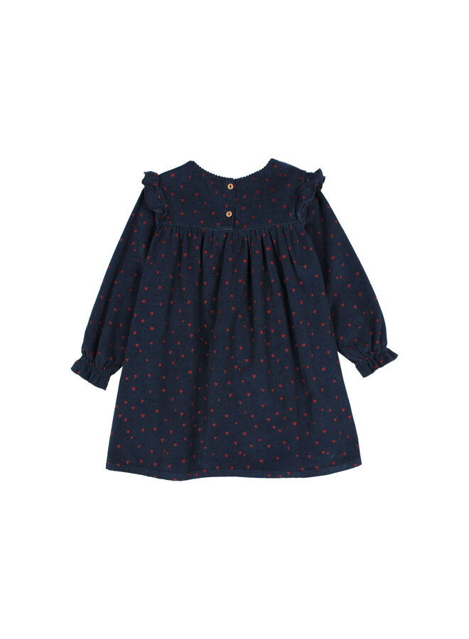 Buho | mini cuore dress | navy