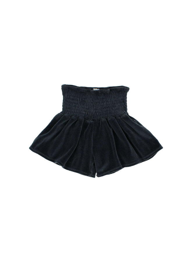 Buho | velvet skirt-short | whale