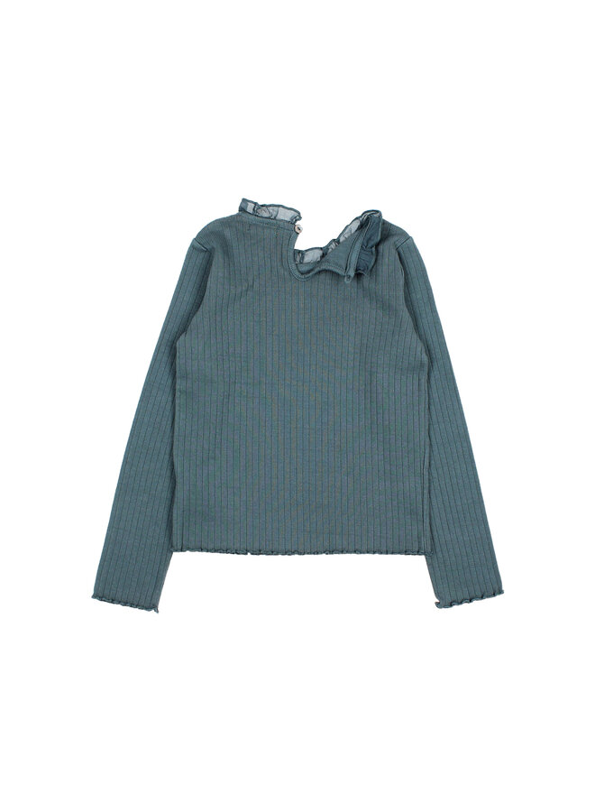 Buho | ruffle t-shirt | harbour