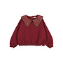 Buho | cottage sweatshirt | pomegranate