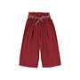 Buho | soft velour girly pants | pomegranate