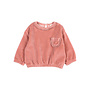 Buho | bb velvet sweatshirt | peony