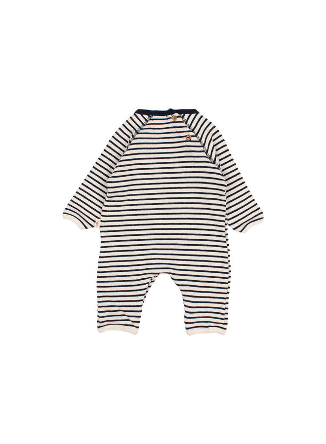 Buho | bb soft stripes jumpsuit | navy