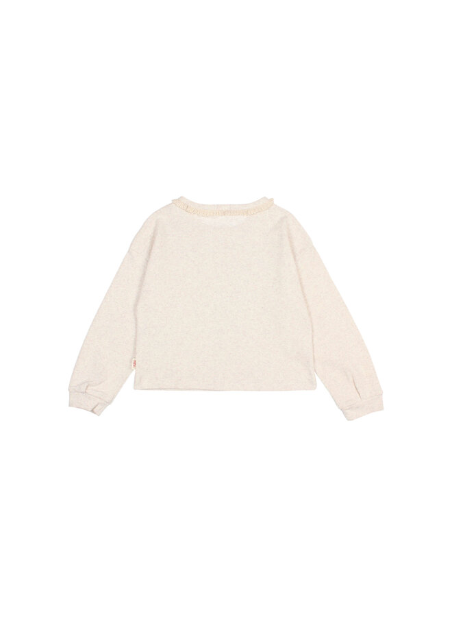 Buho | soft rib girly t-shirt | natural