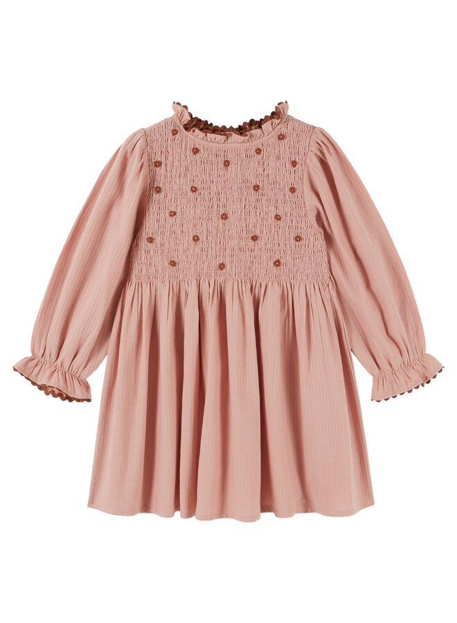 Emile et Ida | robe smockee brodee | sakura