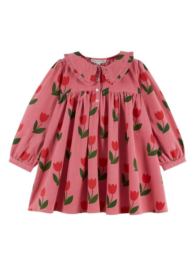 Emile et Ida | robe ample col volant | grande tulipe