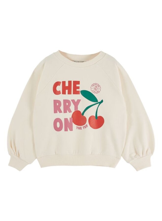 Emile et Ida | sweat typo graphique | ecru
