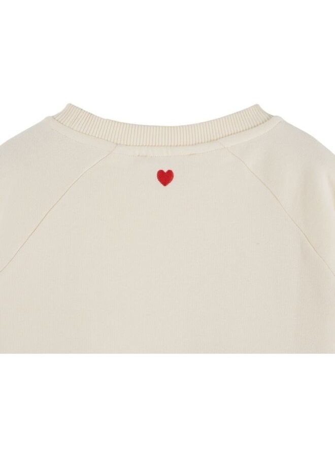 Emile et Ida | sweat typo graphique | ecru