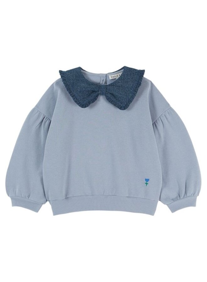 Emile et Ida | sweat col volante | lac