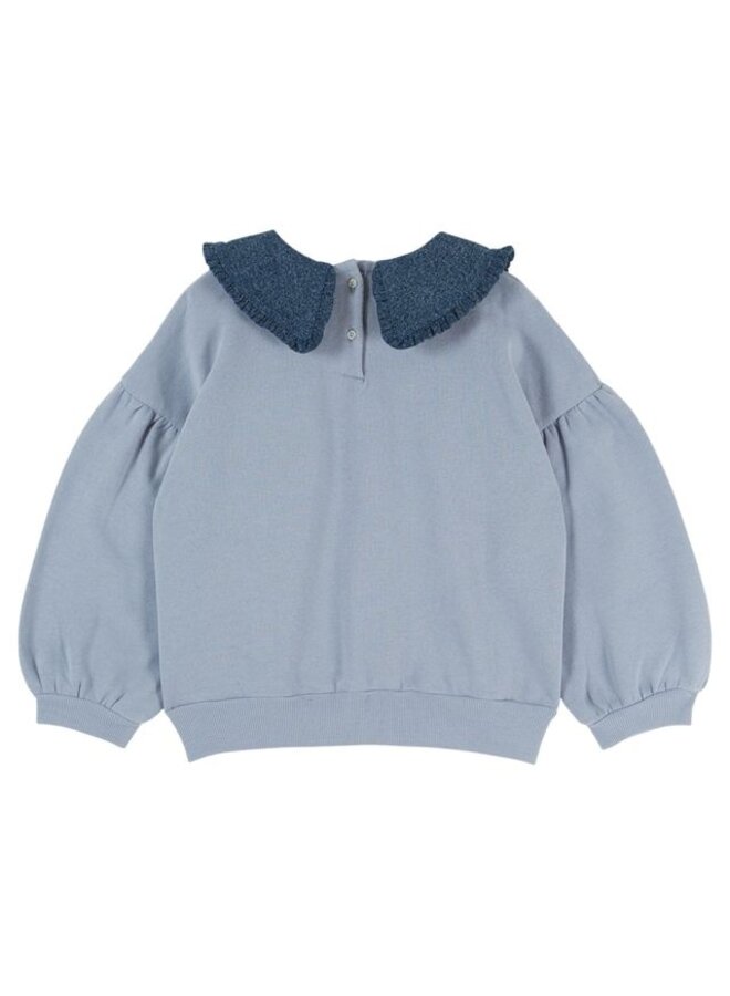 Emile et Ida | sweat col volante | lac