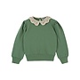 Emile et Ida | sweat col crochet | olive