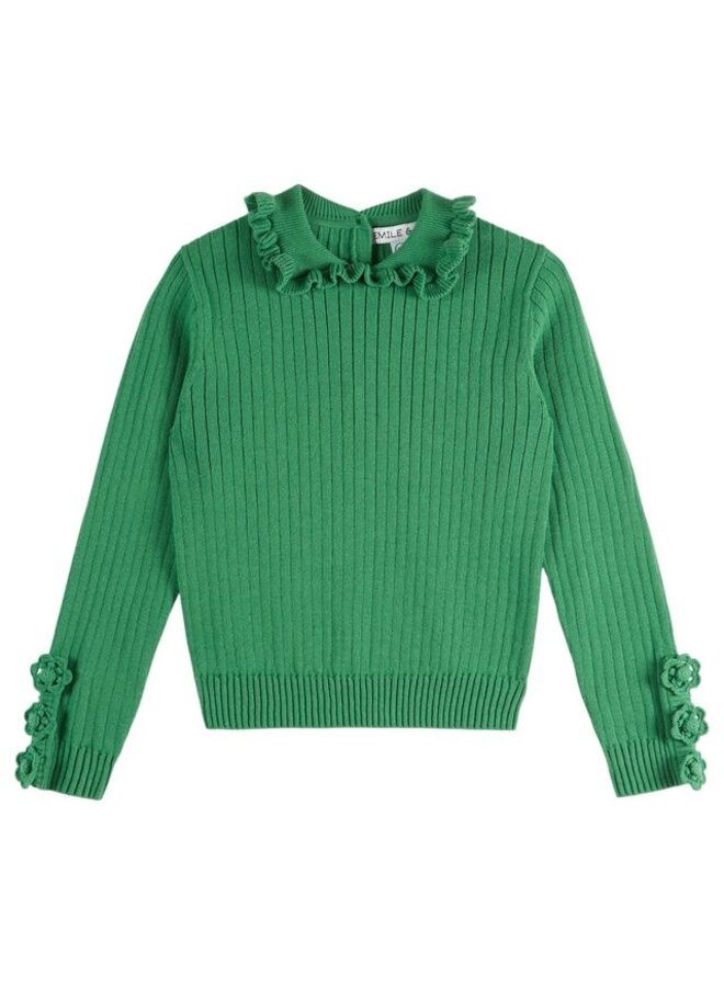 Emile et Ida | pullover coton | olive