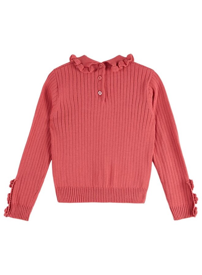 Emile et Ida | pullover coton | framboise