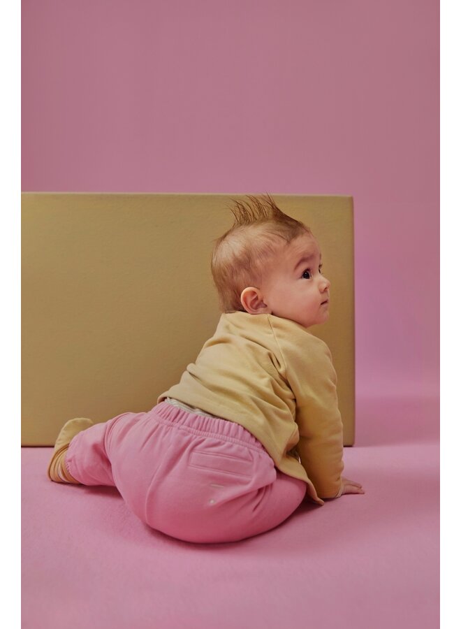 Gray Label | baby track pants gots | bubblegum