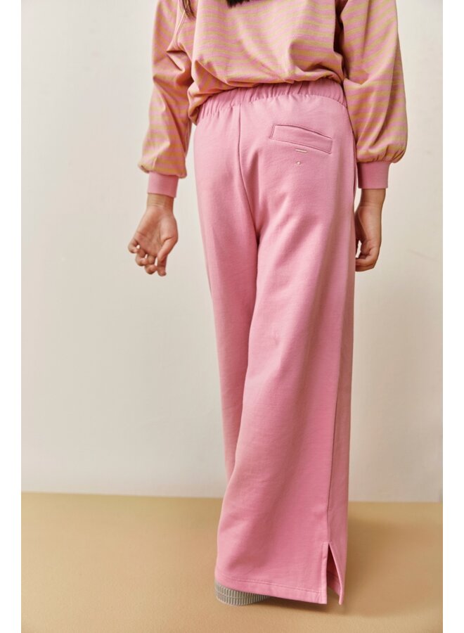 Gray Label | straight pants with slit gots | bubblegum