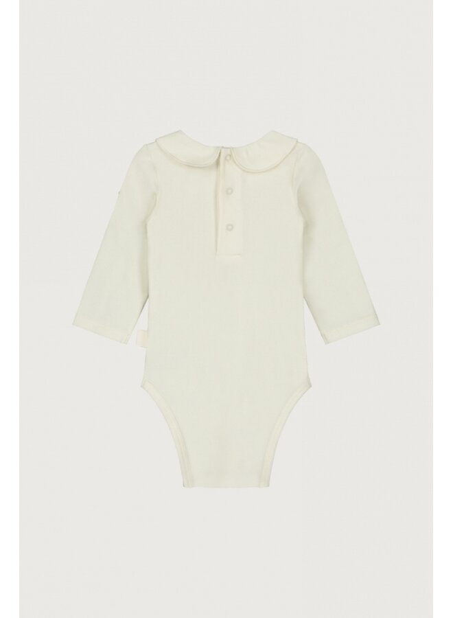 Gray Label | baby collar onesie gots | cream
