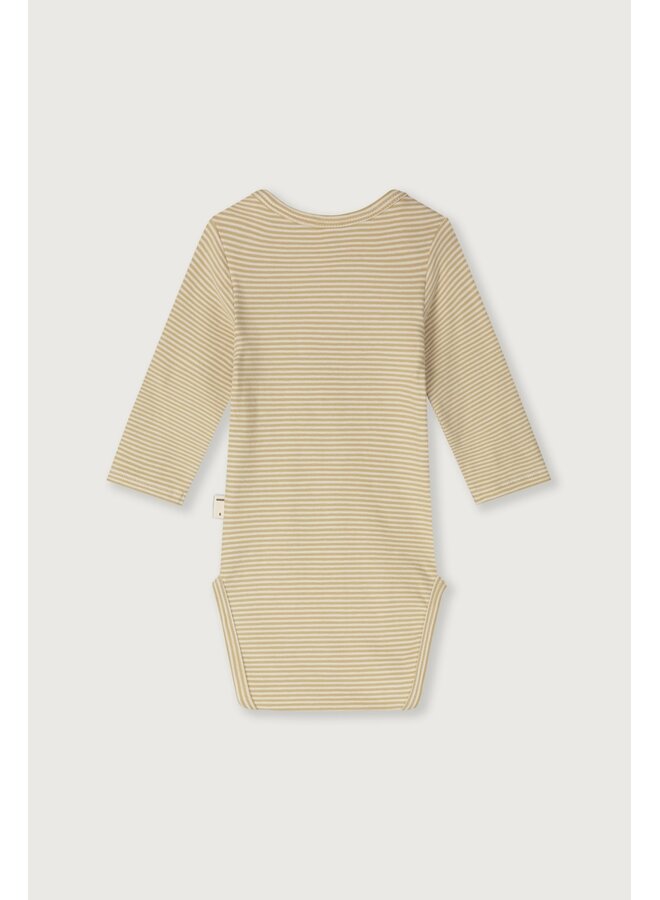 Gray Label | baby l/s onesie gots | cookie - cream