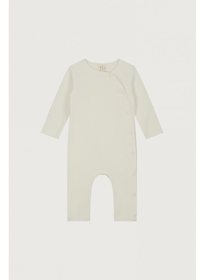 Gray Label | baby suit with snaps gots | cream