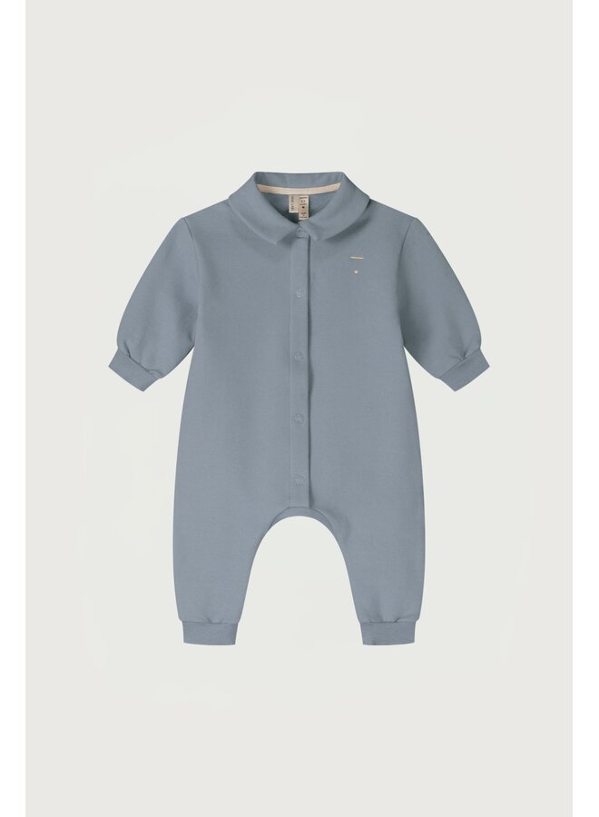 Gray Label | baby collar suit gots | stone gray