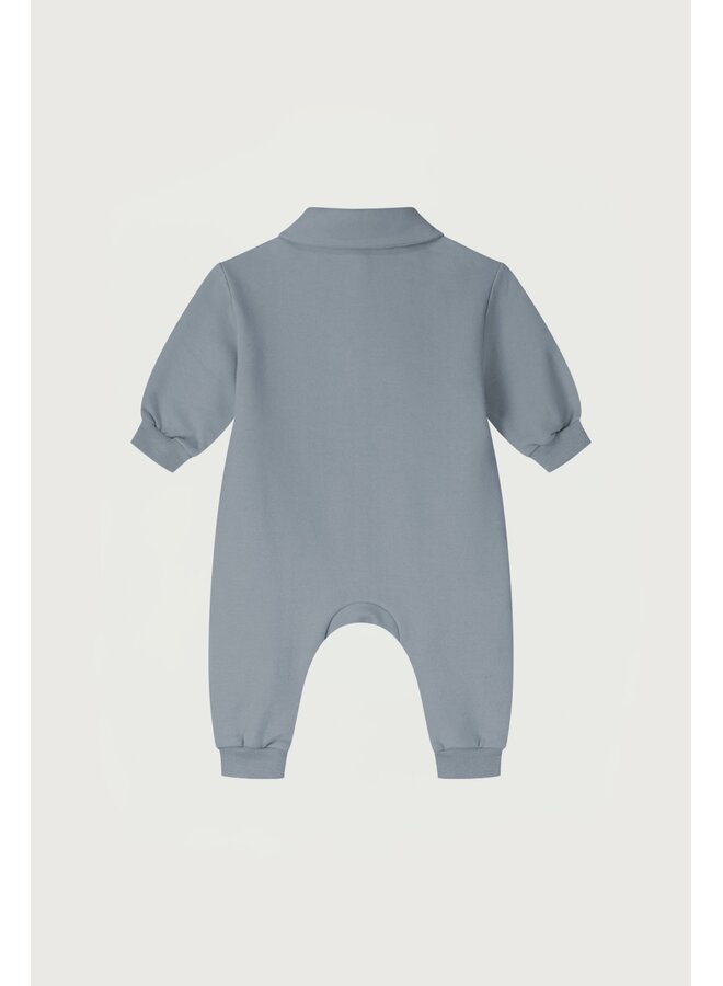 Gray Label | baby collar suit gots | stone gray