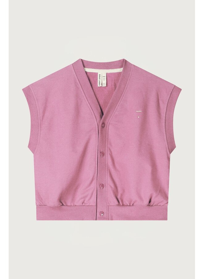 Gray Label | oversized spencer cardigan gots | bubblegum