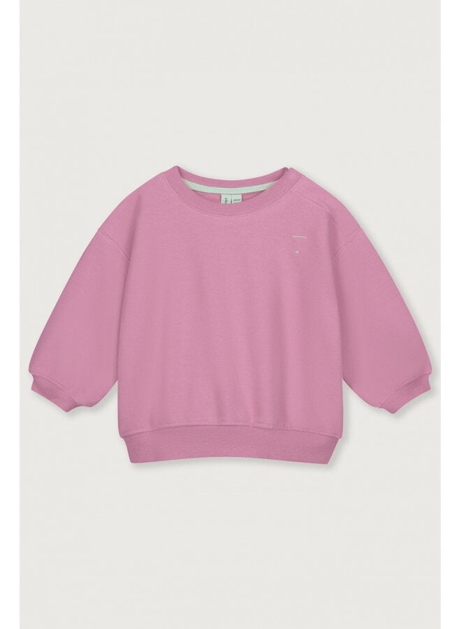 Gray Label | baby dropped shoulder sweater gots | bubblegum
