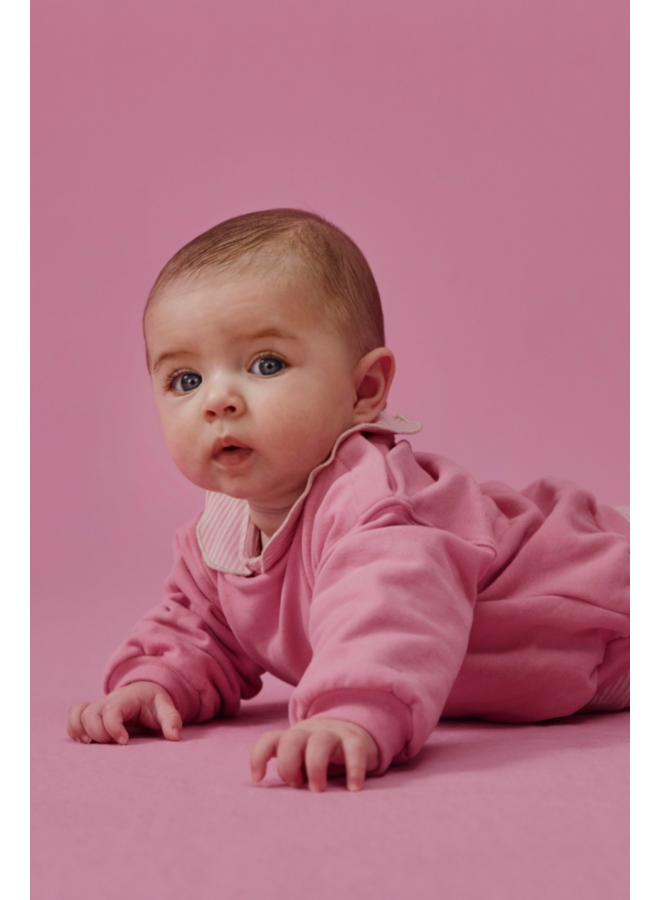 Gray Label | baby dropped shoulder sweater gots | bubblegum