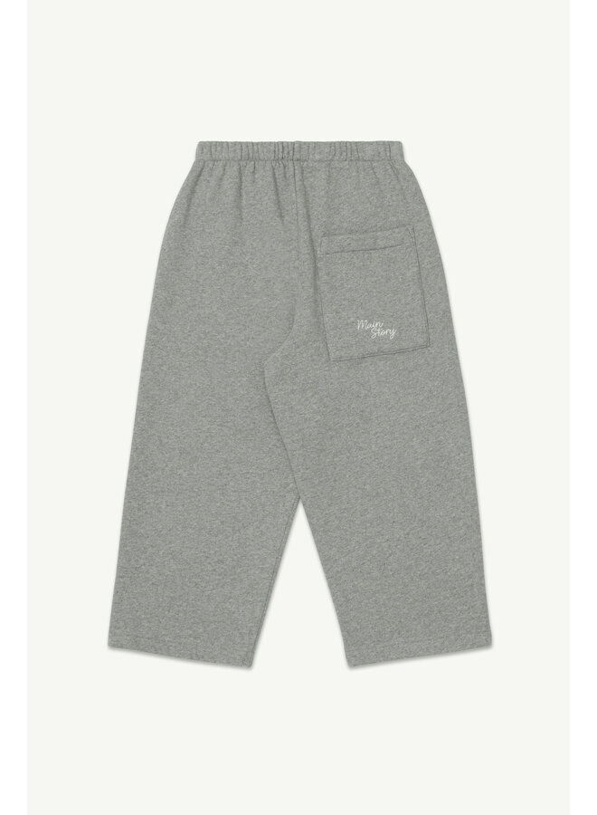 Main Story | lounge pants | grey melange fleece