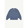 Main Story | crew sweatshirt | blue melange fleece