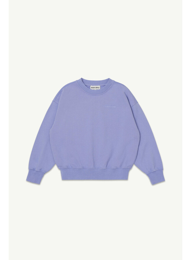 Main Story | bubble sweatshirt | lavender fleece