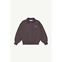 Main Story | polo sweatshirt | dark cherry fleece