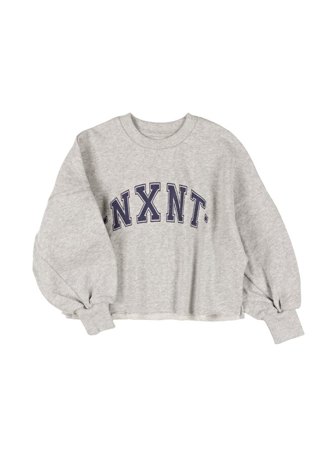Nixnut | split sweater | grey