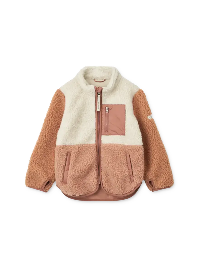 Liewood | nolan pile jacket | tuscany rose mix