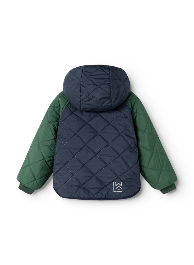 Liewood | jackson reversible jacket | garden green multi mix