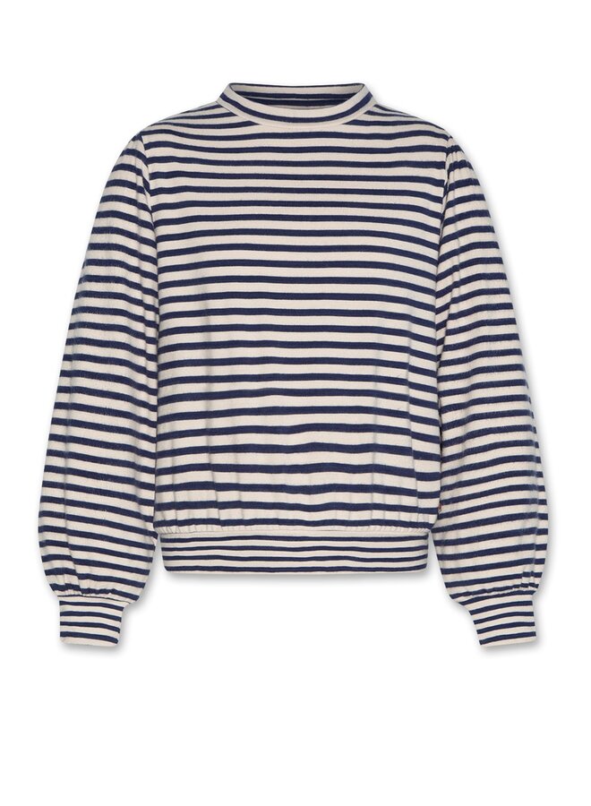 AO76 | sol t-shirt stripe  | indigo