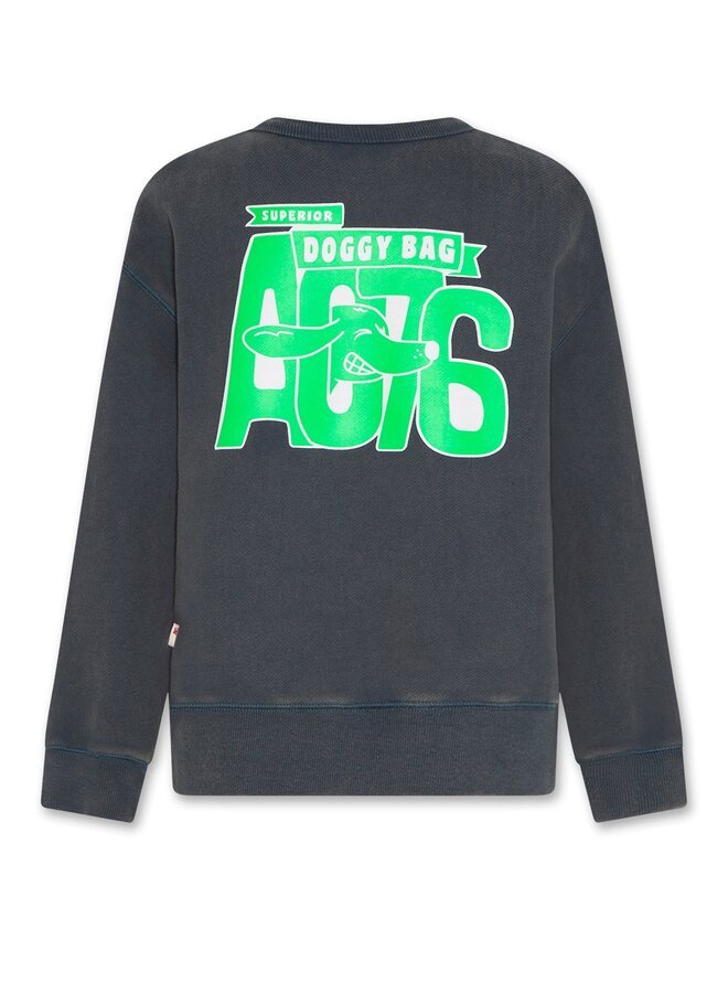 AO76 | oscar sweater doggy  | dark slate