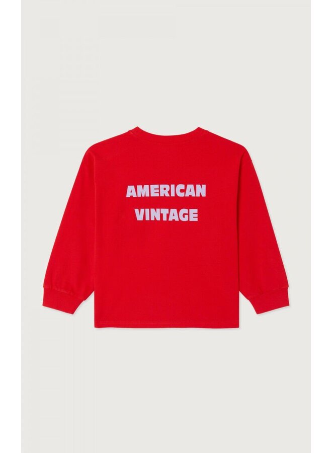 American Vintage | fizvalley longsleeve | fraise vintage