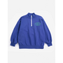 Bobo Choses | mystery bc half zipped sweatshirt | navy blue