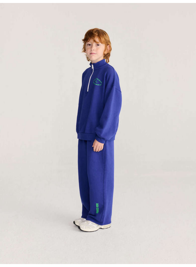 Bobo Choses | mystery bc half zipped sweatshirt | navy blue