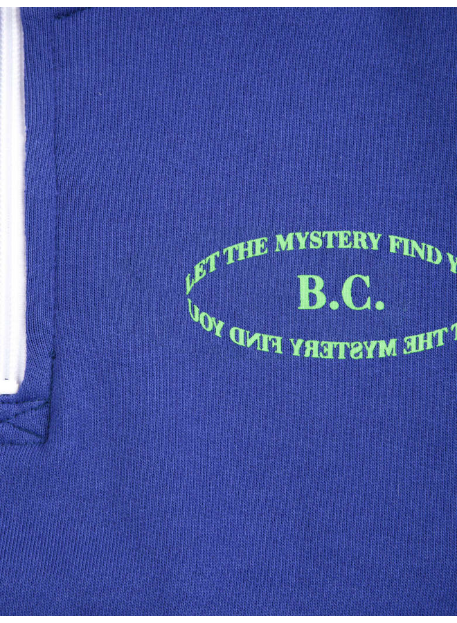 Bobo Choses | mystery bc half zipped sweatshirt | navy blue