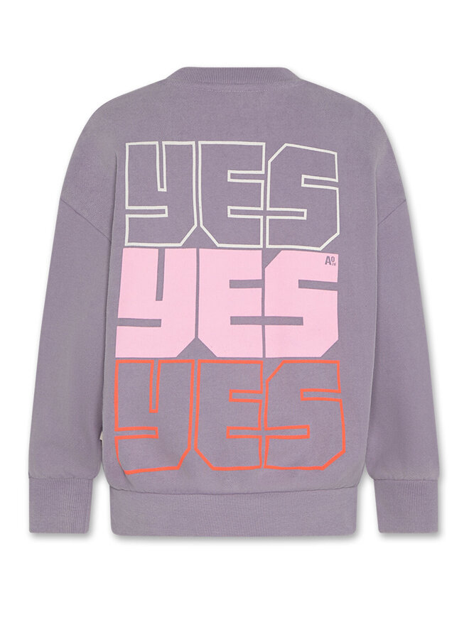 AO76 | percy sweater yes  | purple ash