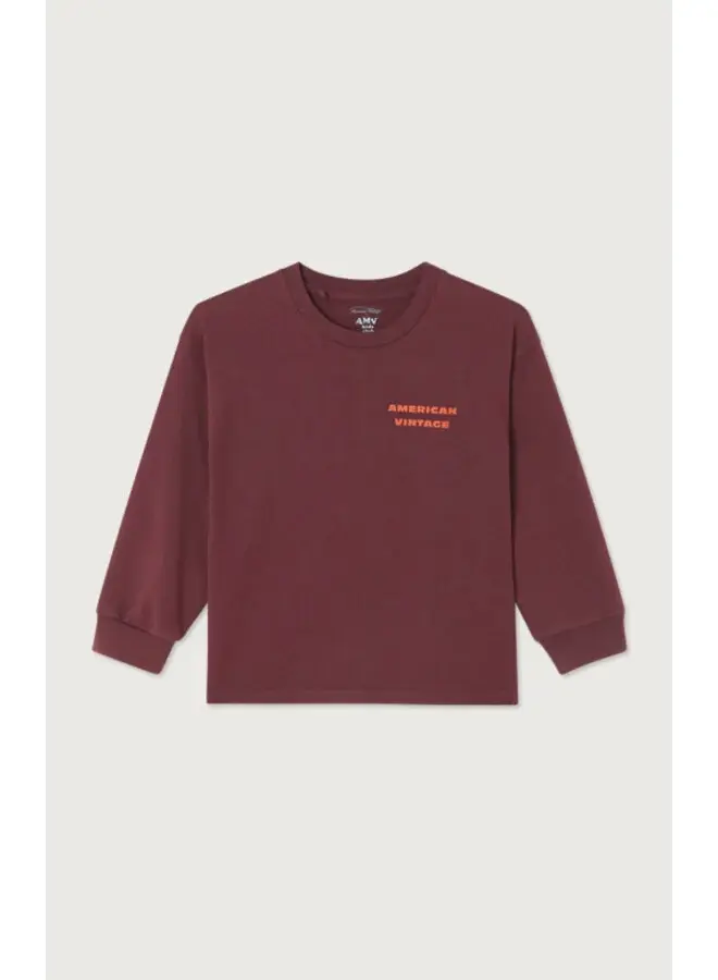American Vintage | fizvalley longsleeve | aubergine vintage